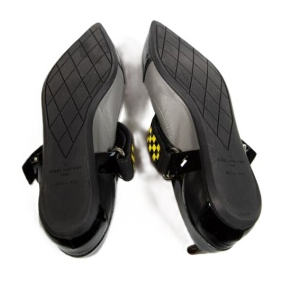 Louis Vuitton Black Race Speedy Ballerina Flats | 38 - Picture 2 of 10